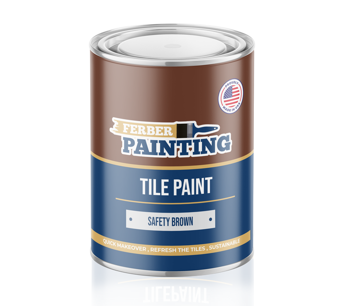 Tile Paint Safety brown