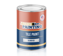 Tile Paint Salmon red