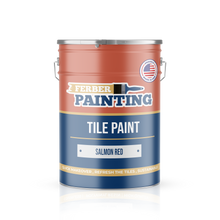 Tile Paint Salmon red