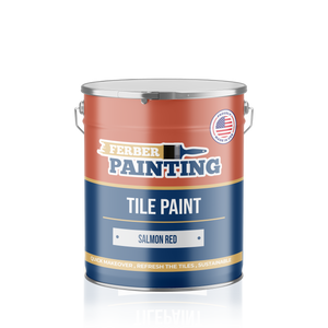 Tile Paint Salmon red