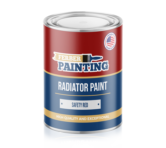 Radiator Paint Safety red