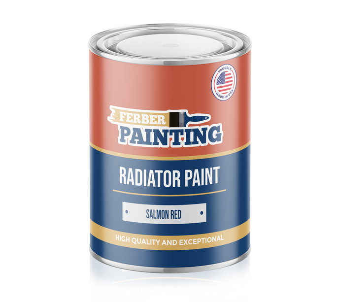 Radiator Paint Salmon red