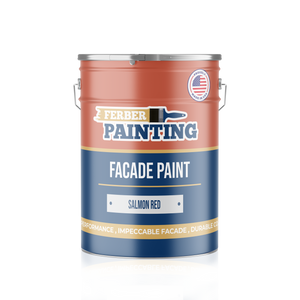 Facade Paint Salmon red