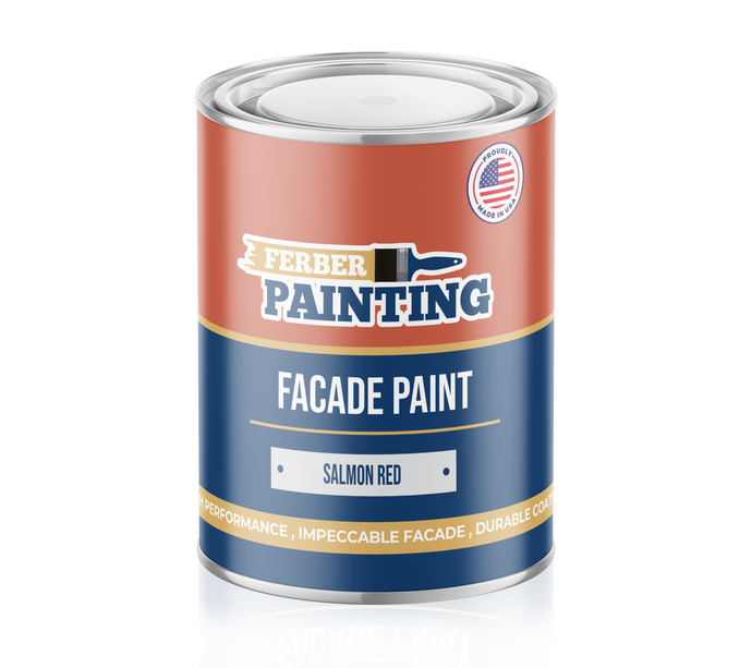 Facade Paint Salmon red