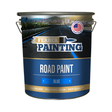 Road Paint Blue