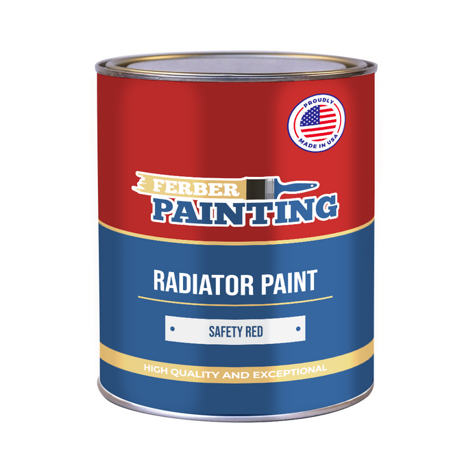 Radiator Paint Safety red